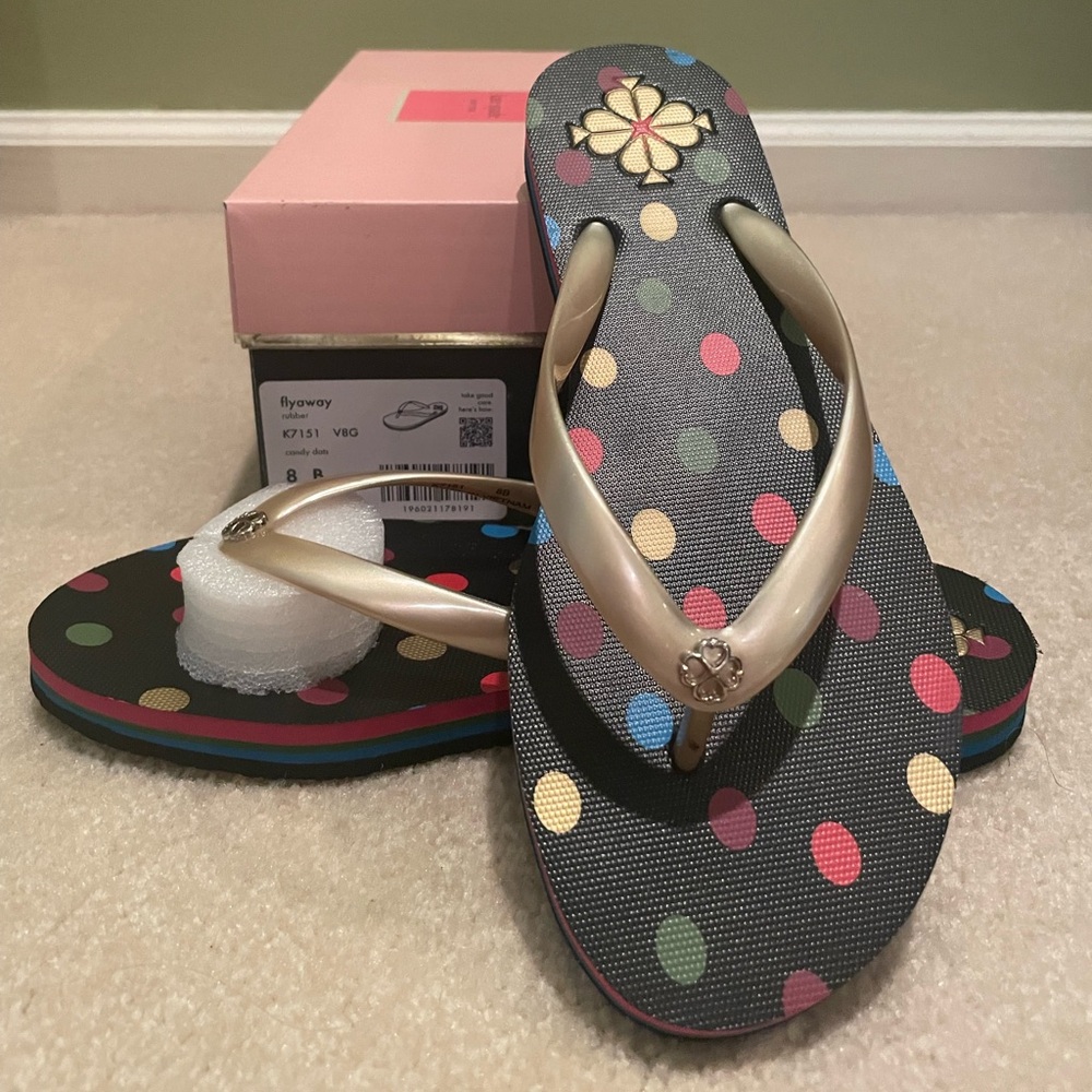 Kate Spade Flip Flops NWT